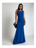 Cornflower blue mermaid maxi dress AZR010173